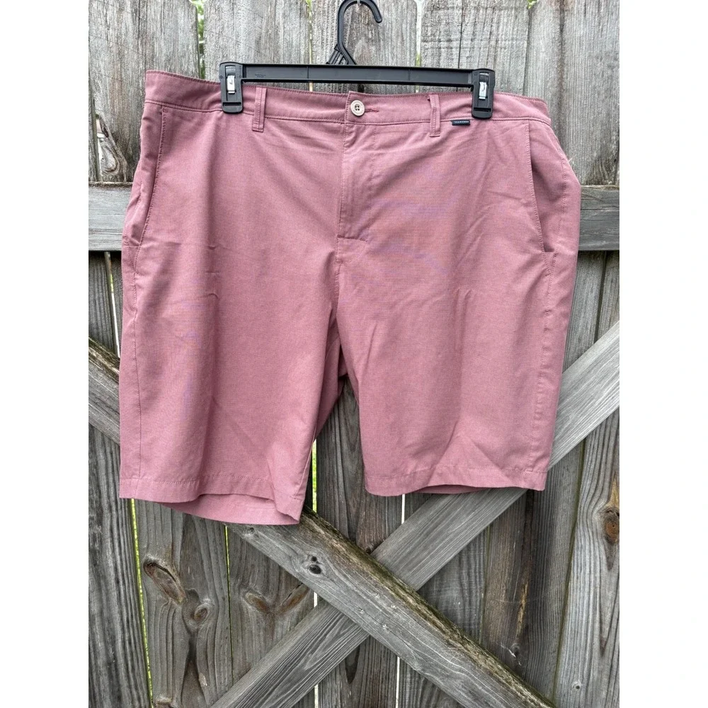 7 Diamonds Performance Dynamic Shorts Mens 40 Mauve Pink Golf Stretch STS-1178‎